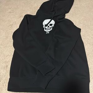 Mens S Vans Rare Embroidered skull hoodie